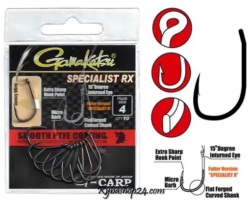 Gamakatsu G-Carp Specialist RX, vel.4 Omezená Nabídka