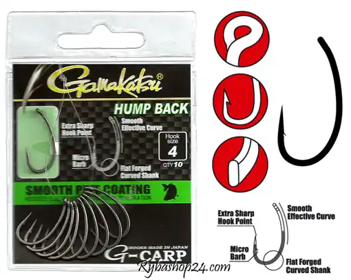 Must-Have Gamakatsu G-Carp Hump Back, vel.4
