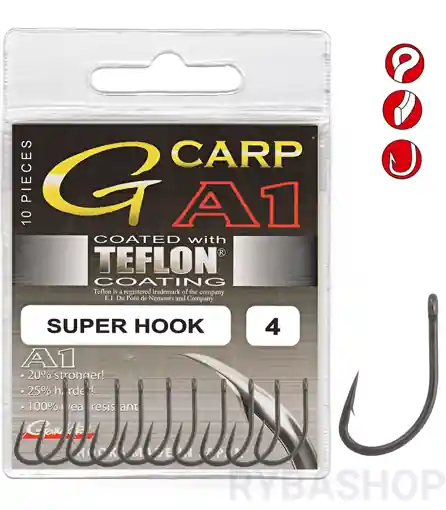 Ověřený Gamakatsu G-Carp A1 PTFE Super Hook 6