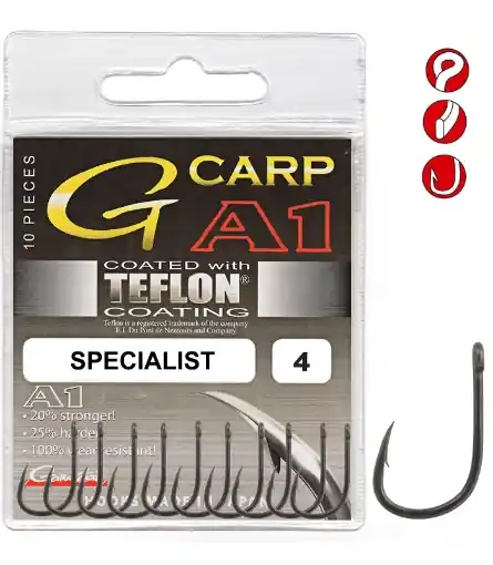 Gamakatsu G-Carp A1 PTFE Specialist Hook 8 Zlevněný