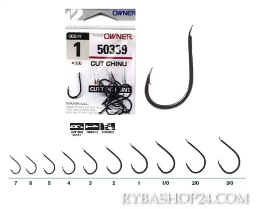 Owner 50339 Cut Chinu, vel.3/0 Akce