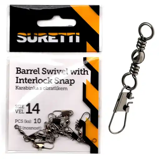 Suretti Obratlík s karabinkou Interlock, 8 14kg Tovární Cena