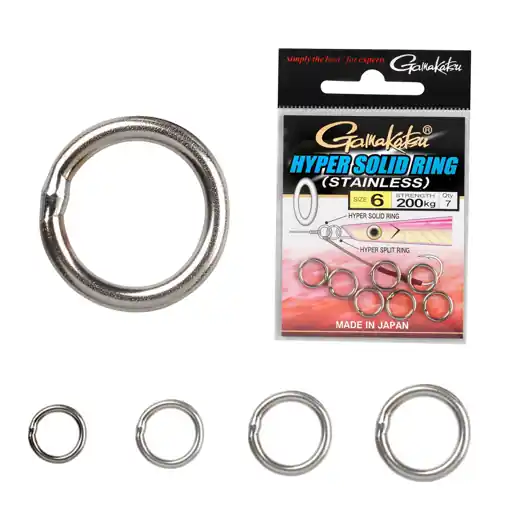 Super Cena Gamakatsu Hyper Solid Ring, vel.4 100kg (10ks)