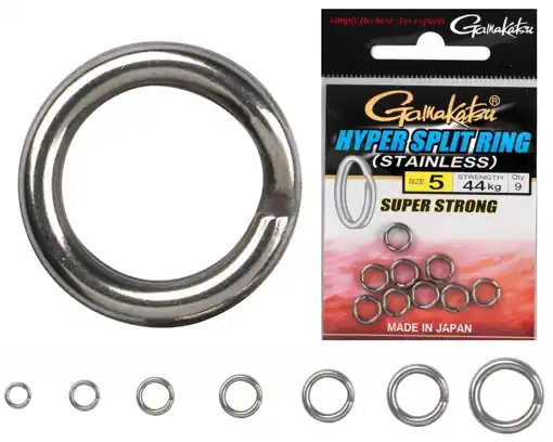 Gamakatsu Hyper Split Ring, vel.7 83kg (7ks) Poslední Šance