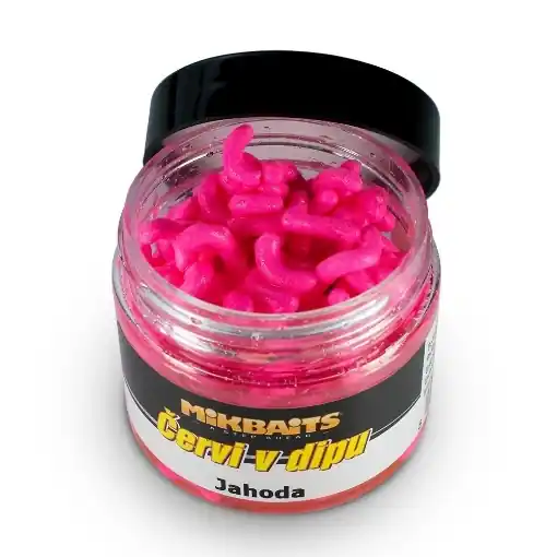 Mikbaits Gedippte Maden Erdbeere 50ml Vysoce Kvalitní