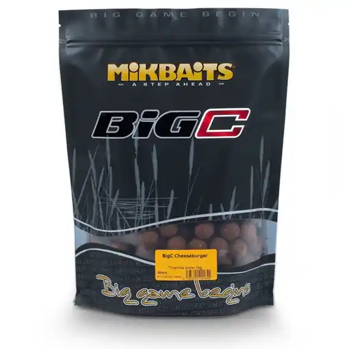 Cenová Bomba Mikbaits BigC Boilie Cheeseburger 24mm 1kg