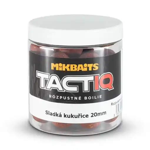 Sleva Mikbaits TactiQ Rozpustné boilie Sladká Kukuřice 20mm 250ml