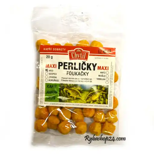 Perličky foukačky 14mm 20g, Med Cenově Výhodný