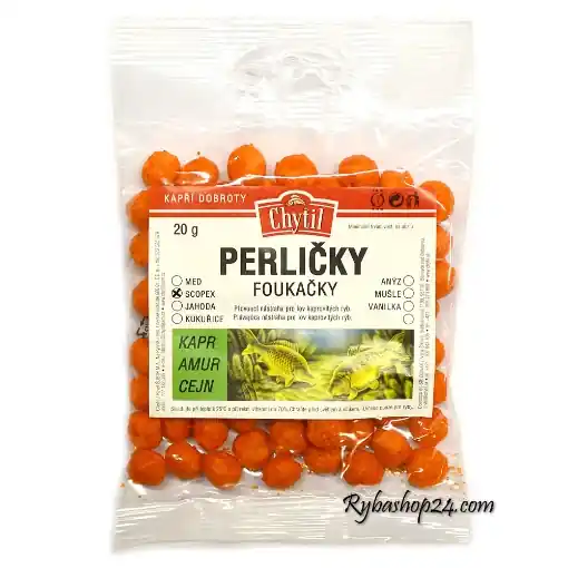Dokud Zásoby Vydrží Perličky foukačky 8mm 20g, Scopex