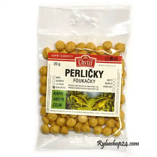 Super Cena Perličky foukačky 8mm 20g, Kukuřice