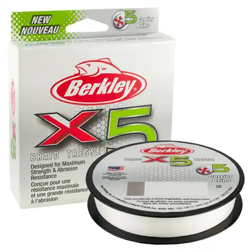 Berkley X5 Braid Crystal 150m, 0.08mm 7.6kg Cenově Výhodný