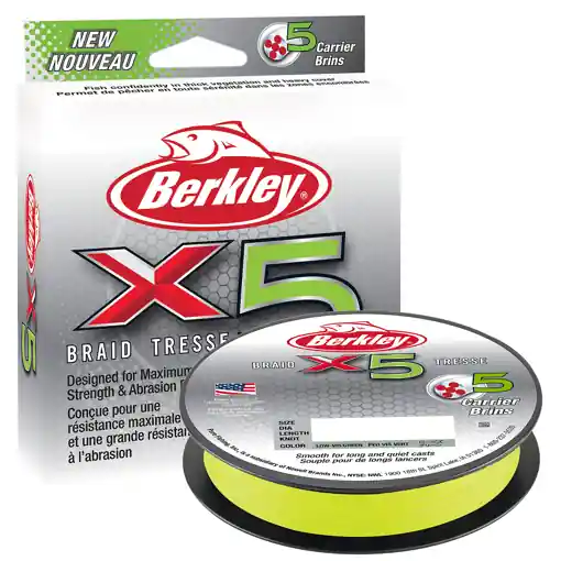 Berkley X5 Braid Flame Green 150m, 0.06mm 6.4kg Objednat Nyní