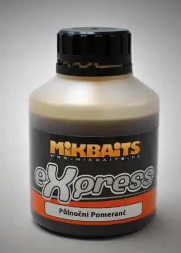 Mikbaits eXpress Booster 250ml, Půlnoční pomeranč Dokud Zásoby Vydrží