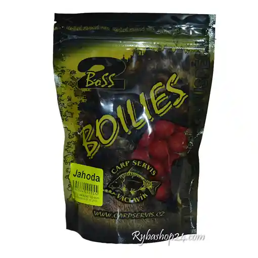 Značkový Boilies Boss2 16mm 200g Jahoda
