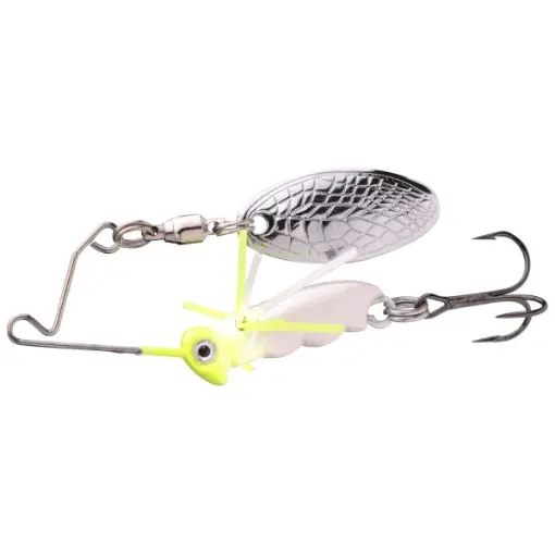 Autentický SPRO Larva Micro Spinnerbait 4cm, UV Pearl