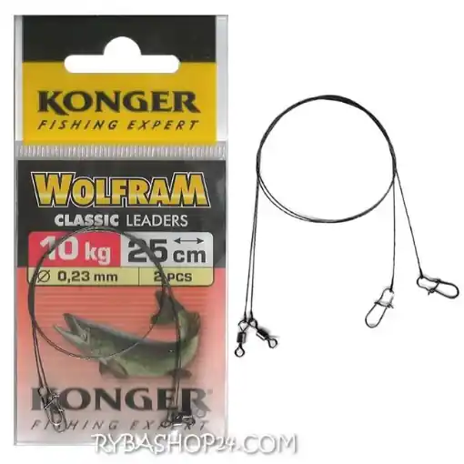 Wolframové lanko Konger 20cm, 5.0kg (2ks) Koupit Online
