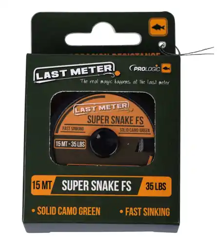 Šňůrka Prologic Super Snake FS 15m, 35lbs/15.9kg Aktuální