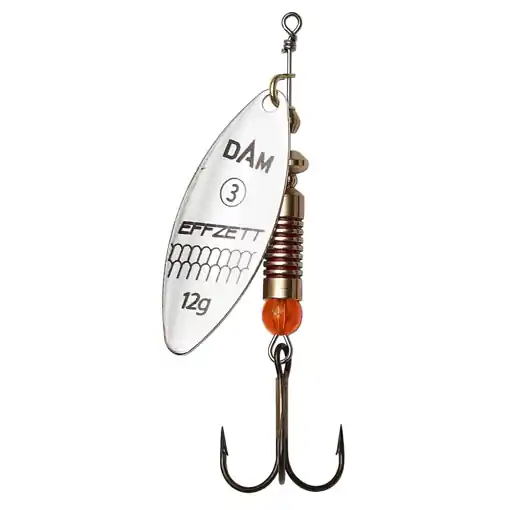 DAM EFFZETT Predator Spinner Silver, 2 7g Bezpečná Platba