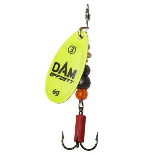 DAM EFFZETT Fluo Spinner Yellow, 5 12g Výhodná Nabídka