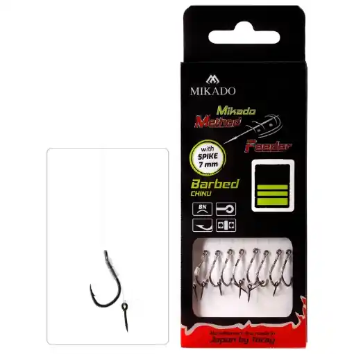 Mikado MF monofiles Vorfach mit Köderdorn Gr.10 0,23mm (8Stk.) Levný