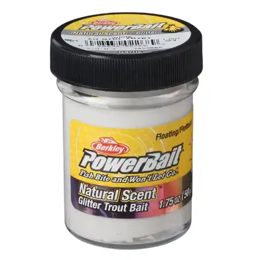 Berkley Powerbait NTGL Garlic White Glitter Originální