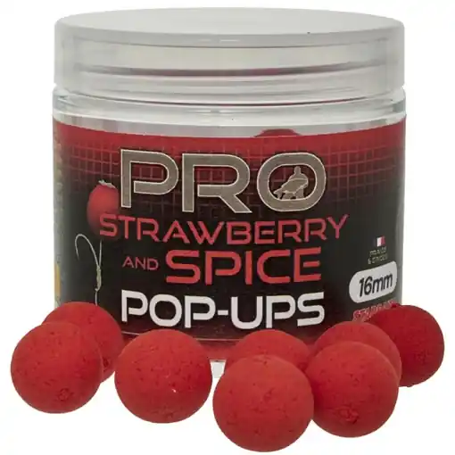 Starbaits Pro Kulki Pop-up Strawberry Spice 12mm 50g Cenová Bomba