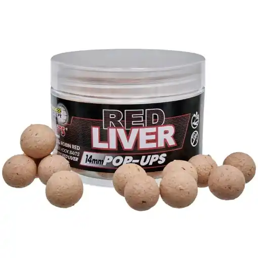 Starbaits Concept Pop-up Red Liver 16mm 50g Časově Omezené