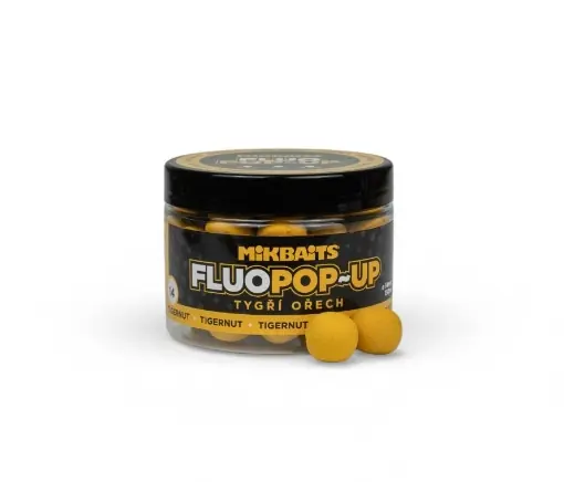 Mikbaits Pop-Up Fluo Boilies Tigernuss 14mm 150ml Výhodná Nabídka