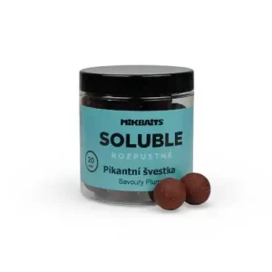 Vysoce Kvalitní Mikbaits Soluble Boilie Pikantní Švestka 20mm 250ml