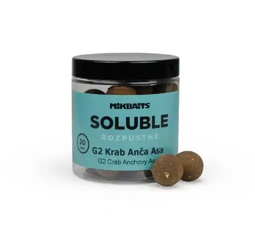 Omezená Nabídka Mikbaits Soluble Boilie G2 Krab Ančovička Asa 20mm 250ml