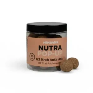 Mikbaits Nutra Pop-Up G2 Krab Ančovička Asa 20mm 250ml Bezpečná Platba