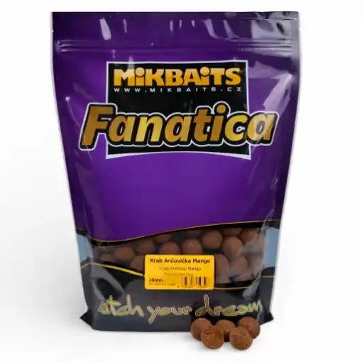 Vrácení Zdarma Mikbaits Fanatica Boilie Krab Ančovička Mango 24mm 900g