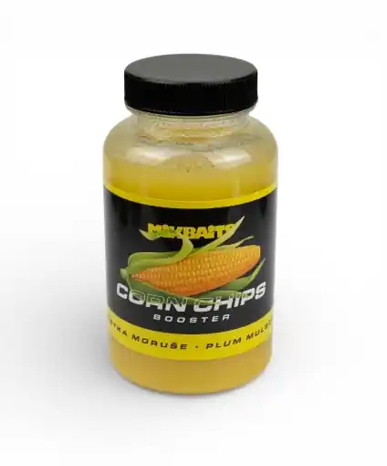 Mikbaits Corn Chips Booster Pflaume Maulbeere 250ml Levný