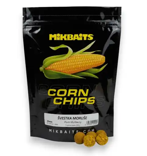 Mikbaits Corn Chips Kulki Śliwka Morwa 20mm 2.5kg Vrácení Zdarma