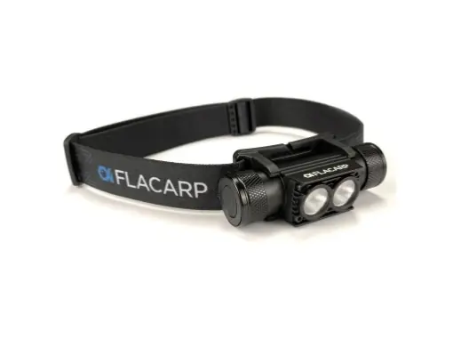 Výprodej Flacarp Čelovka HL3UV Bílá + UV LED Nabíjecí