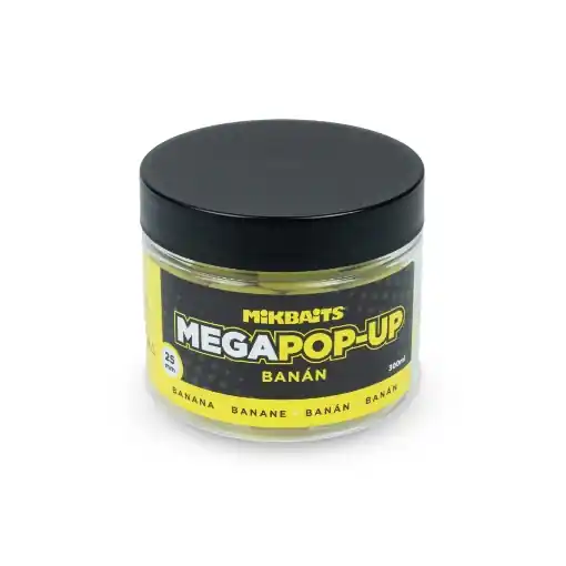 Mikbaits Mega Fluo Pop-Ups Banane 25mm 300ml Výprodej