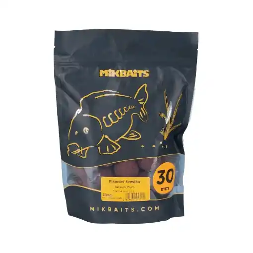 Nejlepší Volba Mikbaits Spiceman Boilie Pikantní Švestka 30mm 300g