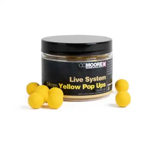 Přímo Od Výrobce CC Moore Live System Pop-Up Žluté 14mm 45ks