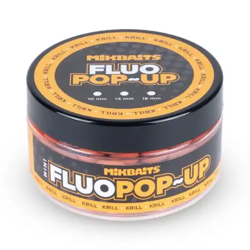 Výprodej Mikbaits Mini Pop-Up Fluo Krill 10mm 100ml