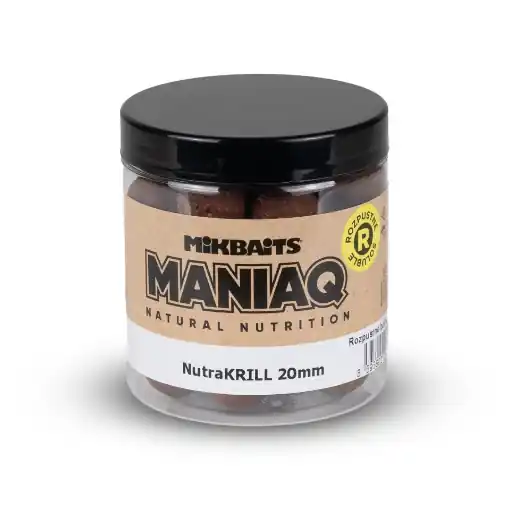 Výhodná Nabídka Mikbaits ManiaQ Bouillettes Solubles NutraKRILL 20mm 250ml