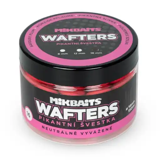 Horká Nabídka Mikbaits Wafters Würzige Pflaume 16mm 150ml