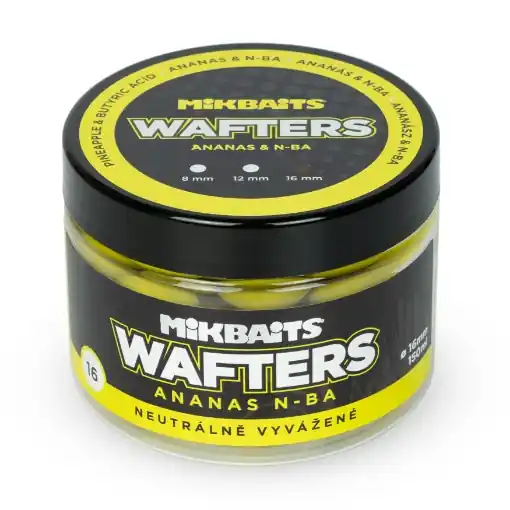 Mikbaits Wafters Pineapple N-BA 16mm 150ml Časově Omezené