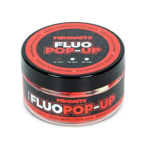 Mikbaits Mini Pop-Up Fluo Canneberge Ail 10mm 100ml Kup Teď