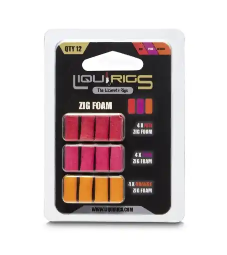 Nejlepší Volba Liquirigs Floating Foam Red Pink Orange 4+4+4pcs