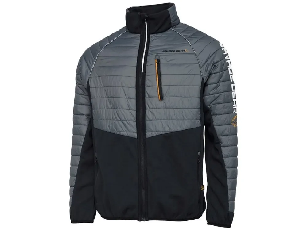 Savage Gear Bunda Reflection Hybrid Jacket Castlerock Grey Black Hit Sezóny