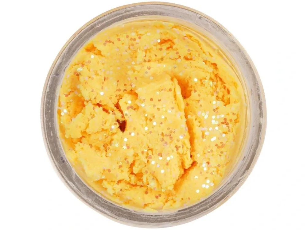 Zlevněný Berkley Těsto Na Pstruhy Natural Glitter Troutbait 50g - Třpytivá Sýrová