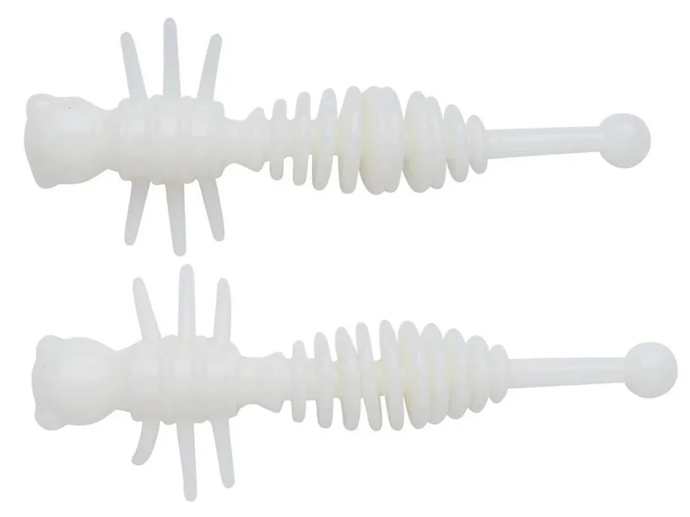 Akční Cena Berkley Gumová Nástraha Powerbait Power Larvae Milky White - 4 cm 12 ks