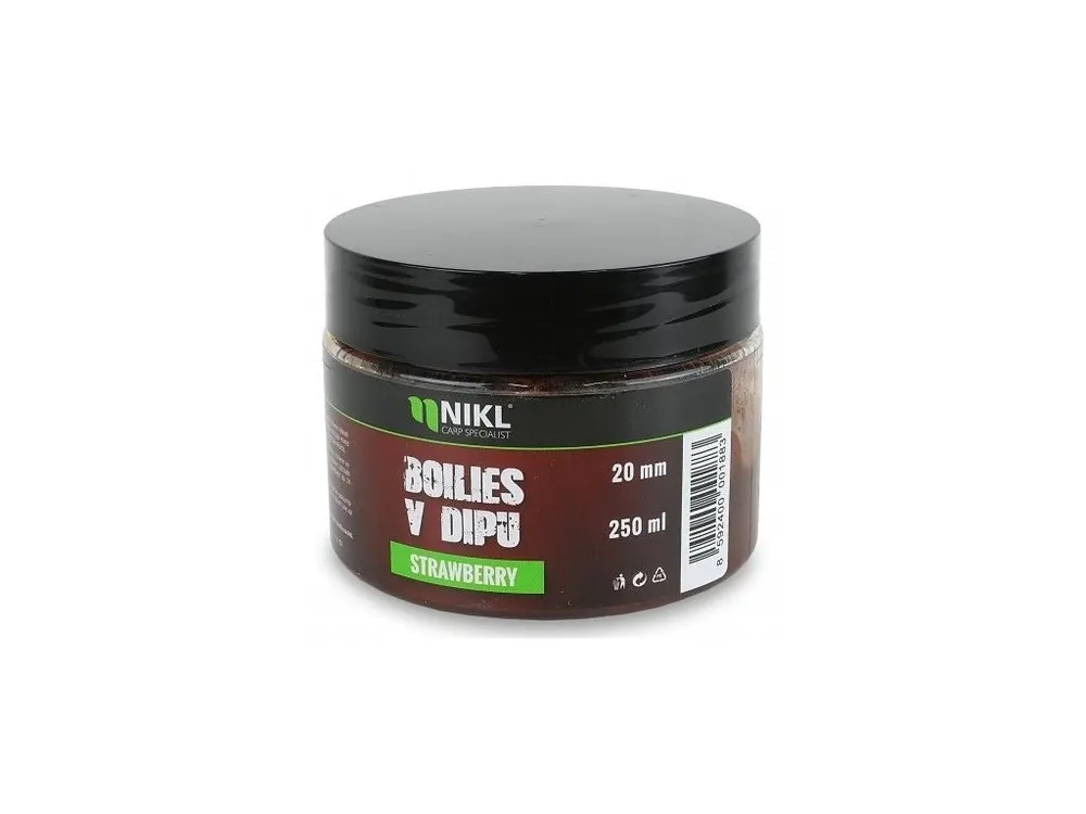 Nikl Boilies v Dipu Strawberry 250 ml Výprodej