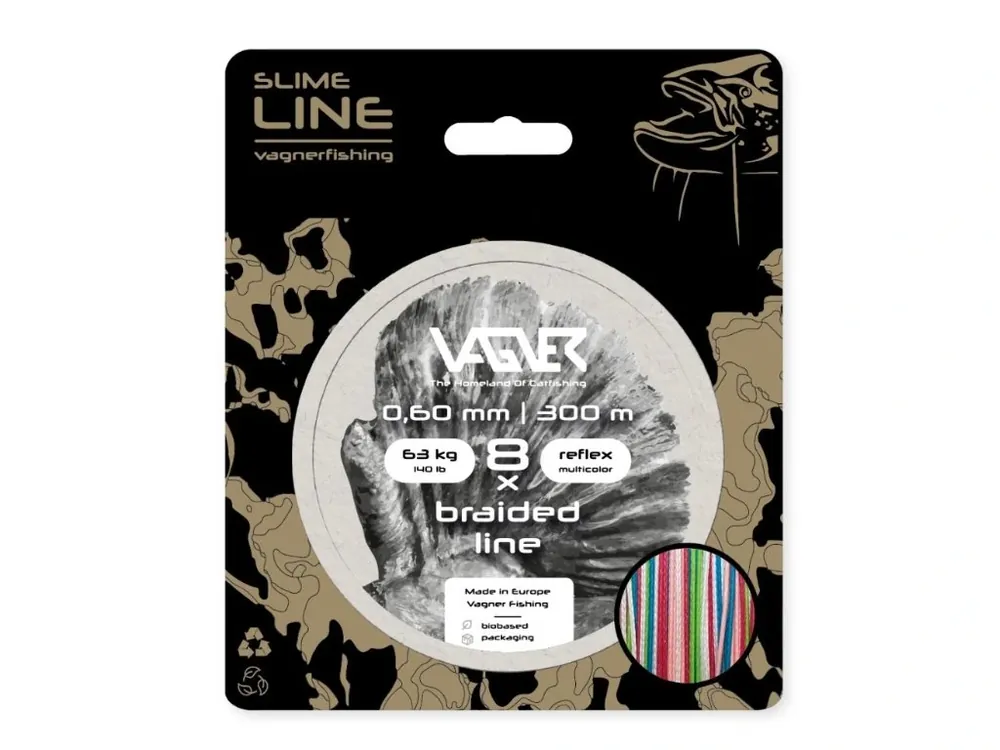 Vagner Pletená Šňůra Braided Line Reflex Multicolor 300 m Novinka