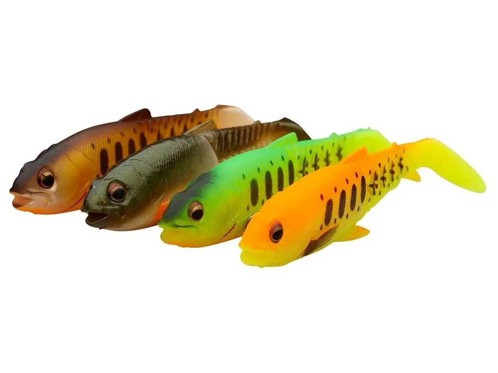 Časově Omezené Savage Gear Gumová Nástraha Craft Cannibal Paddletail 4 ks Clam Packs Do Kalné Vody